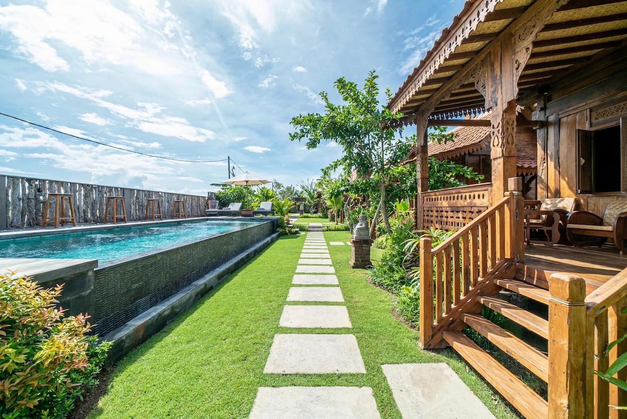 Lima Beach Inn Munggu ภายนอก รูปภาพ